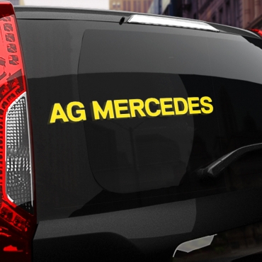 Наклейка AG Mercedes