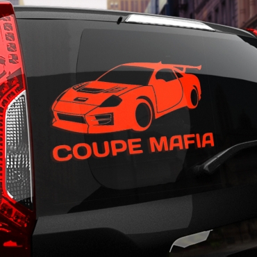 Наклейка COUPE МАФИЯ (TOYOTA)