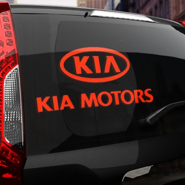 Наклейка эмблема KIA MOTORS