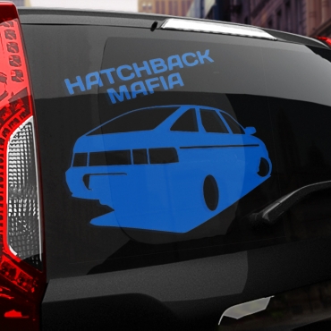 Наклейка HATCHBACK МАФИЯ (2112)