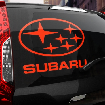 Наклейка логотип Subaru