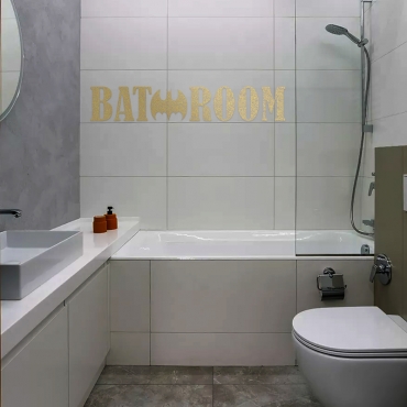 Наклейка BATROOM