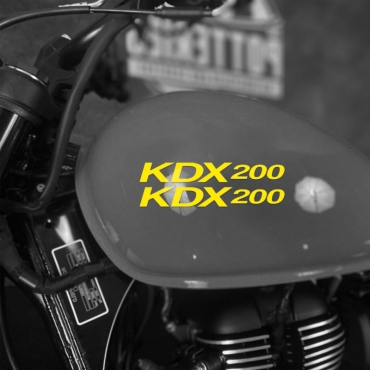 Наклейка Kawasaki KDX 200 на мотоцикл