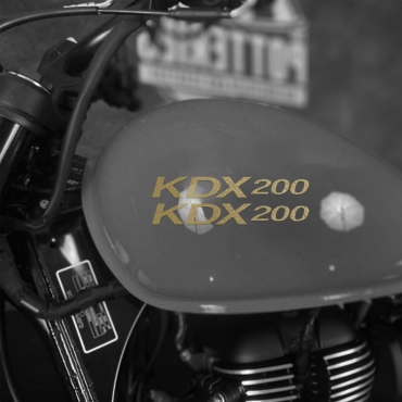 Наклейка Kawasaki KDX 200 на мотоцикл