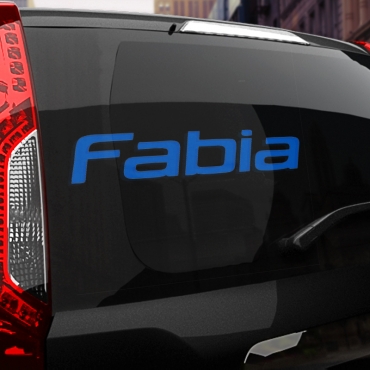 Наклейка SKODA Fabia