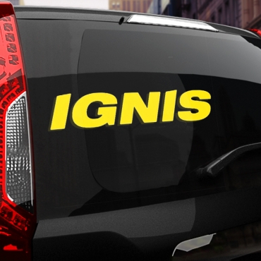 Наклейка Suzuki IGNIS