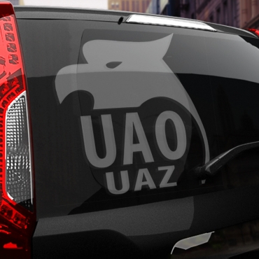 Наклейка UAO UAZ