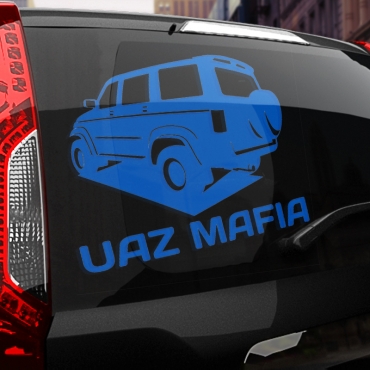 Наклейка UAZ МАФИЯ