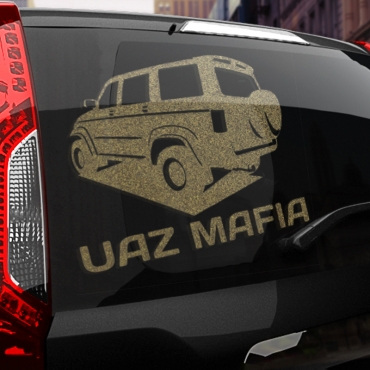 Наклейка UAZ МАФИЯ