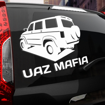 Наклейка UAZ МАФИЯ