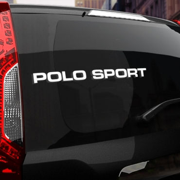 Наклейка Volkswagen polo sport