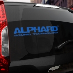 Наклейка ALPHARD