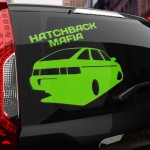 Наклейка HATCHBACK МАФИЯ (2112)