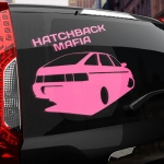 Наклейка HATCHBACK МАФИЯ (2112)