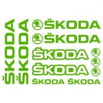 Наклейка SKODA набор