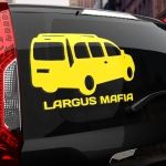 Наклейка LARGUS МАФИЯ