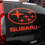 Наклейка логотип Subaru
