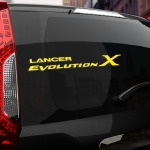 Наклейка Mitsubishi Lancer Evolution X