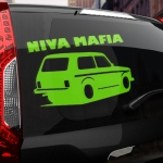 Наклейка НИВА МАФИЯ