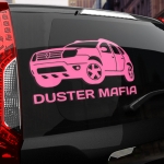 Наклейка RENAULT DUSTER МАФИЯ