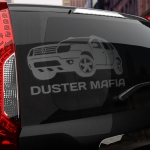 Наклейка RENAULT DUSTER МАФИЯ