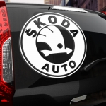 Наклейка Skoda (Шкода)