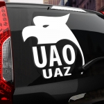 Наклейка UAO UAZ